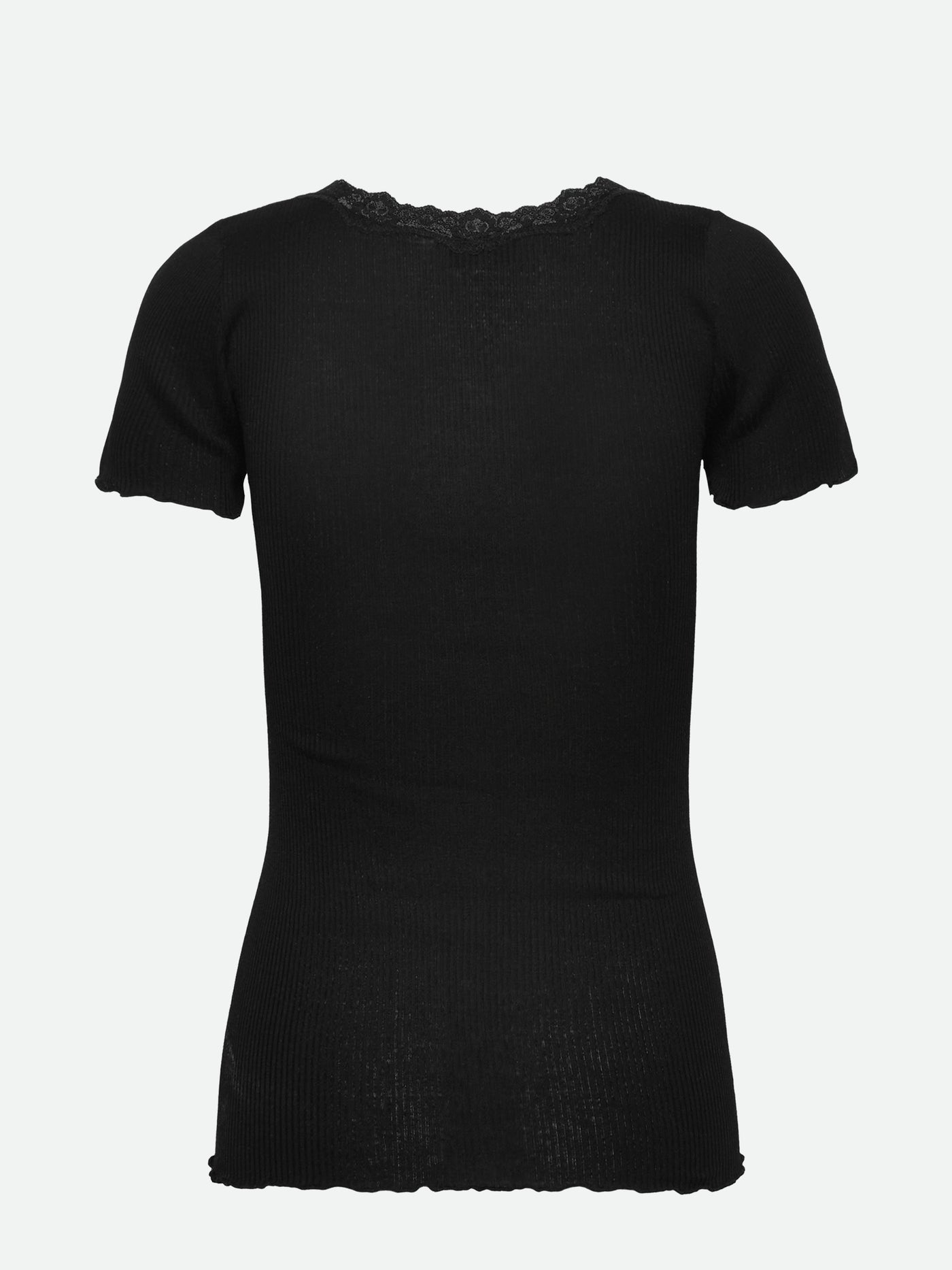 Beatha short sleeve regular O neck in black