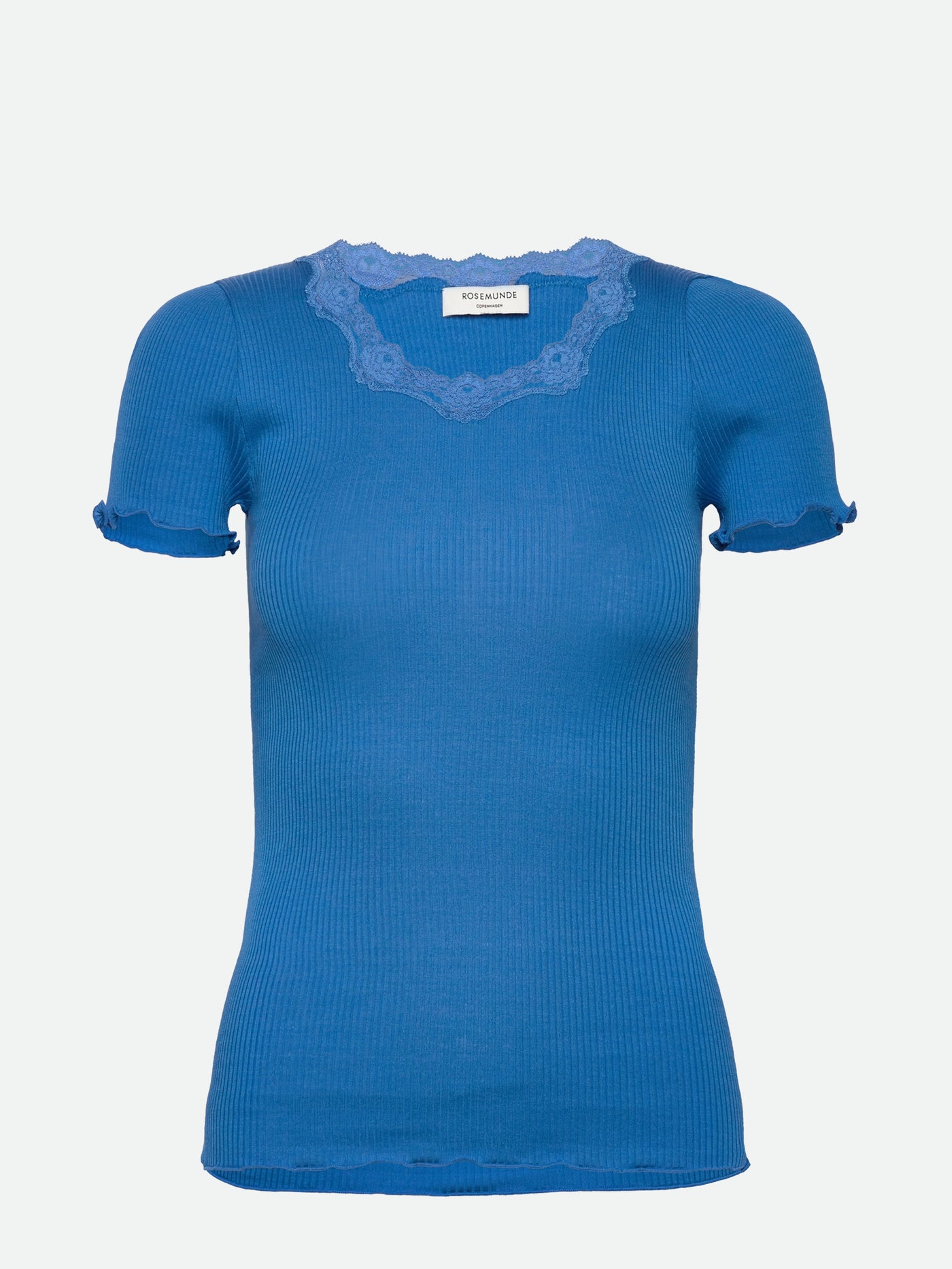 Beatha short sleeve regular O neck in french blue