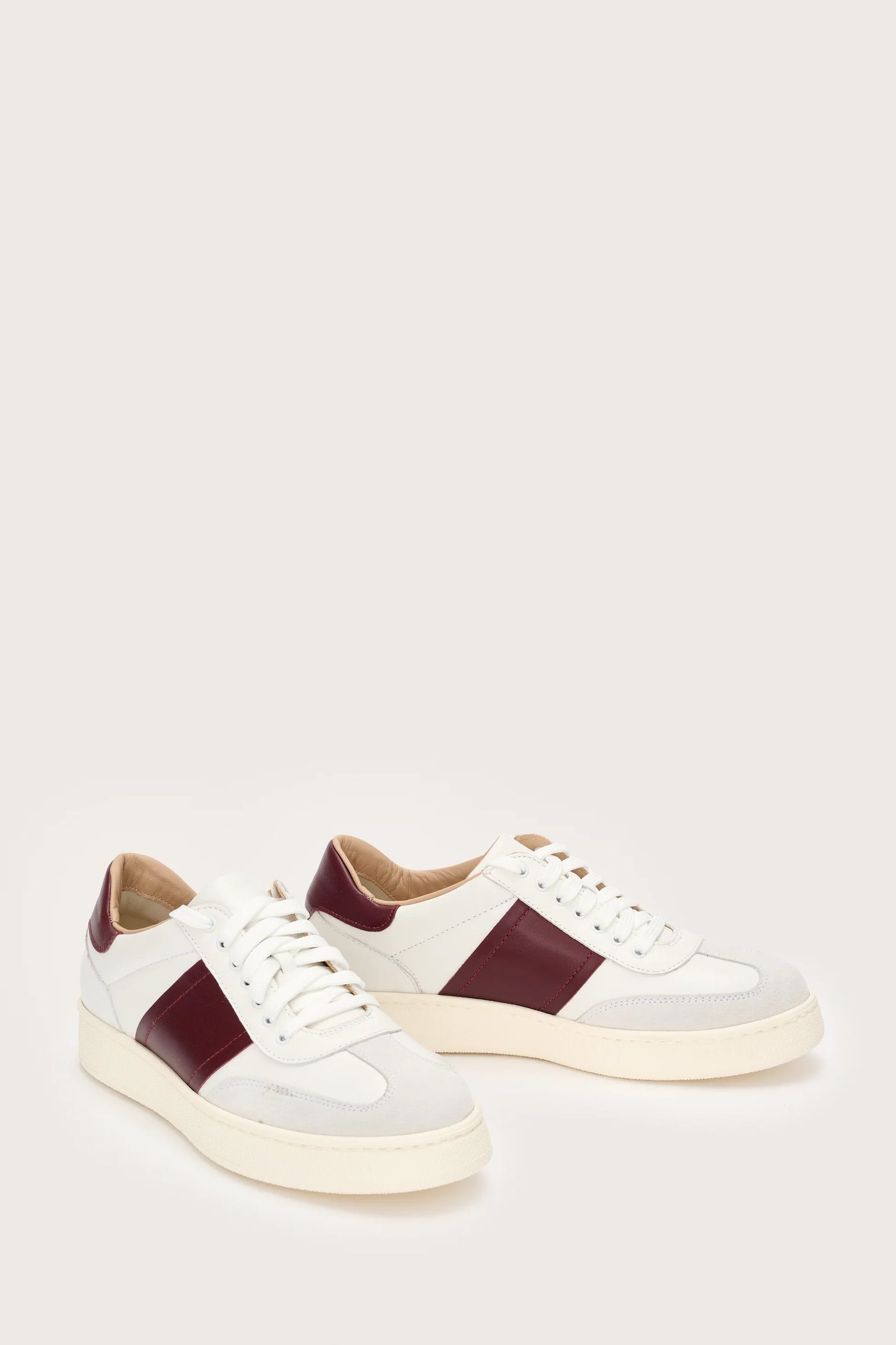 Bordeaux Stripe Trainers