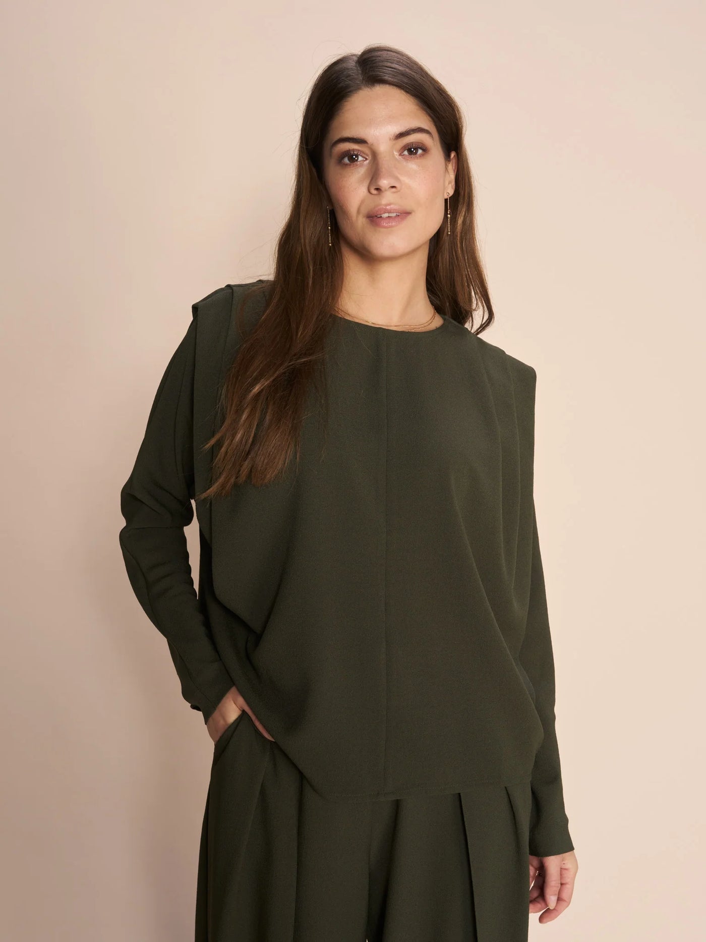 Calla Moss blouse