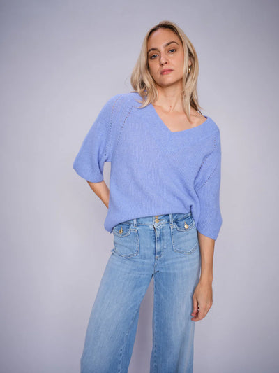 Taci 3/4 v neck knit