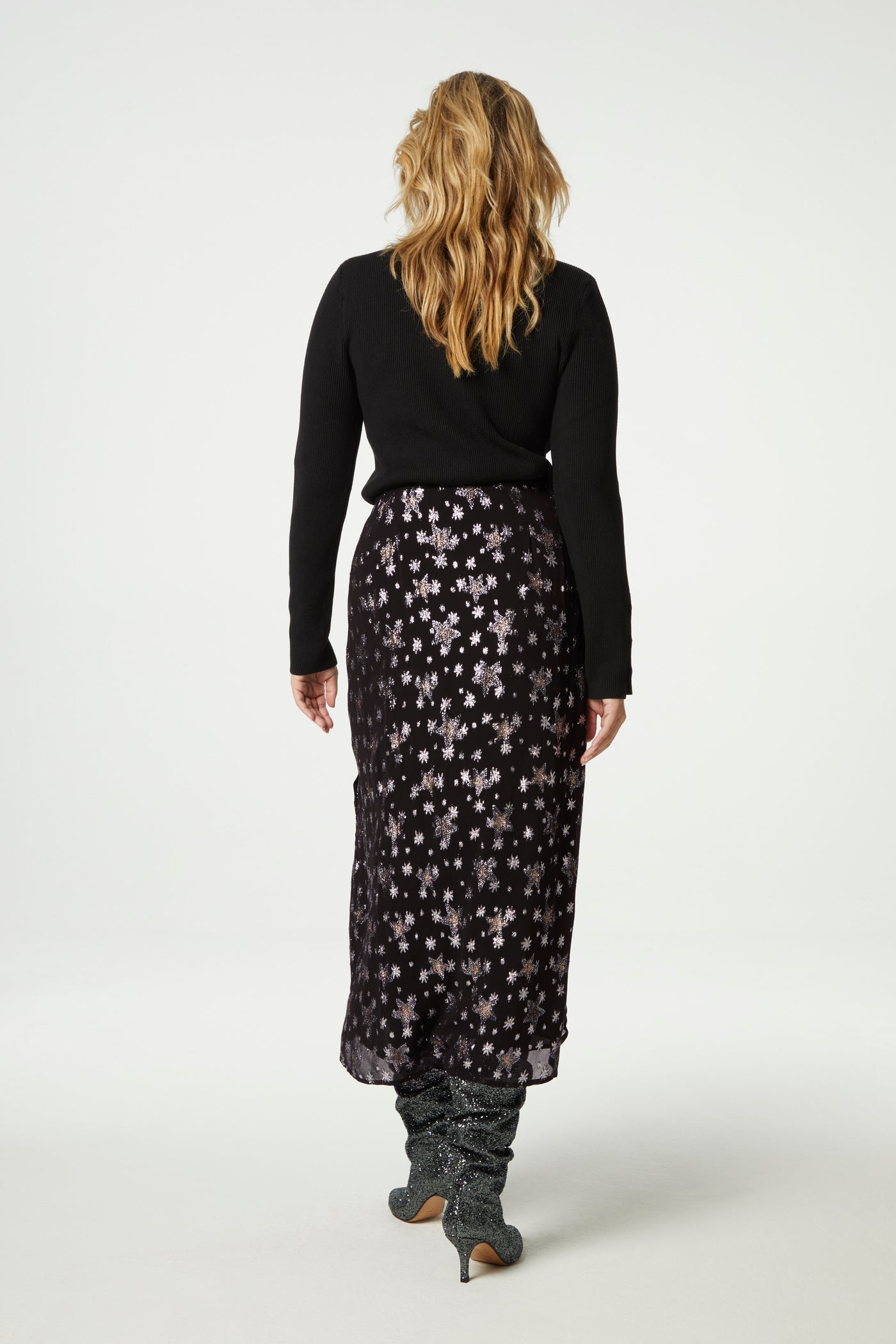 Lydia skirt in starfleet print