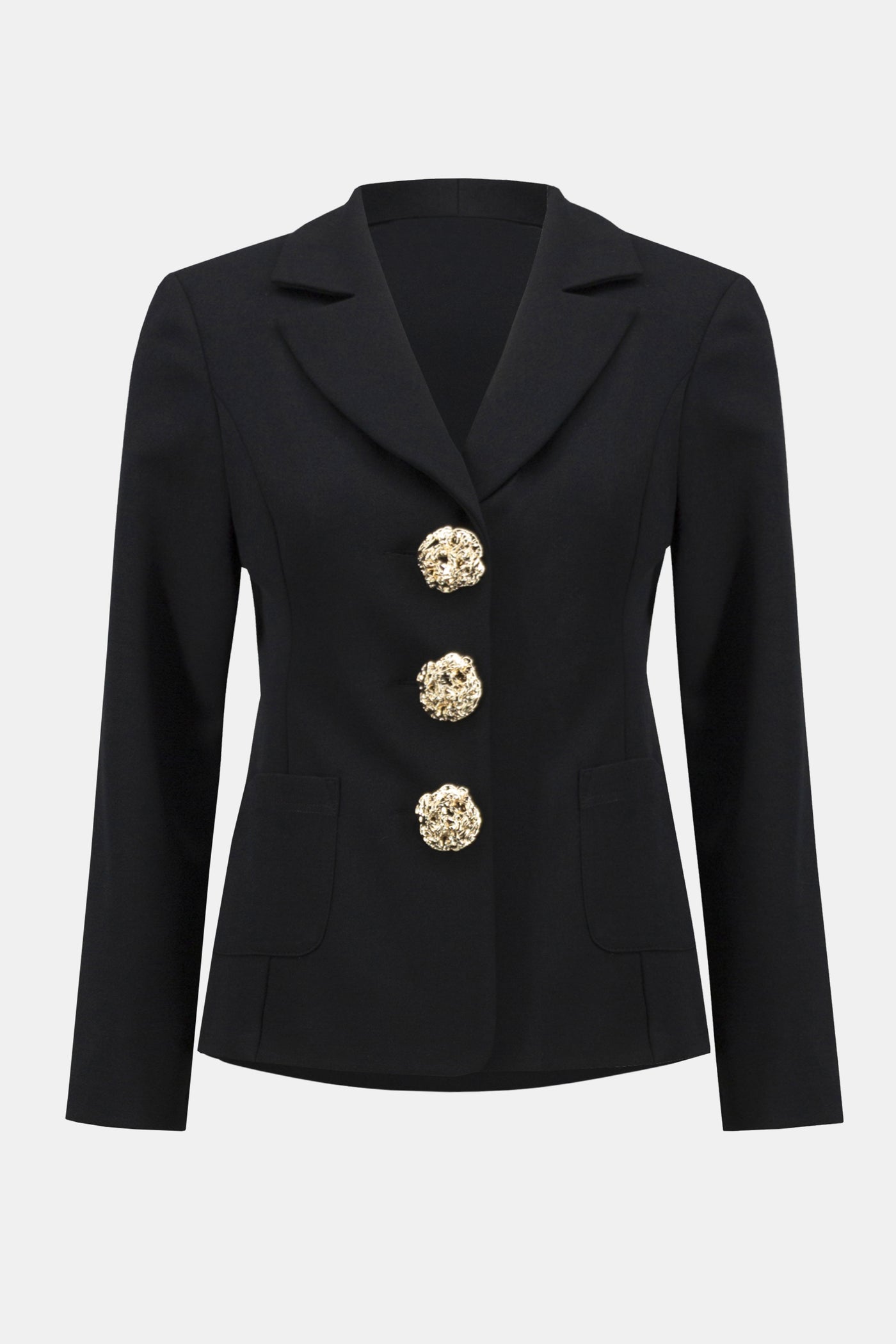 Scuba crepe fitted blazer