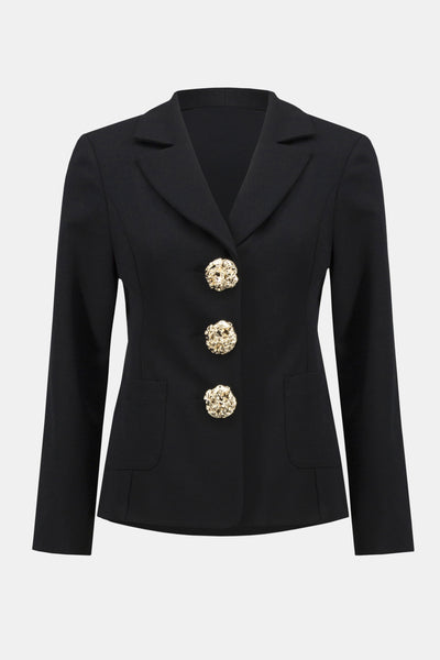 Scuba crepe fitted blazer