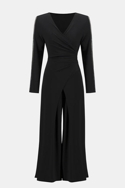 Silky knit culotte jumpsuit