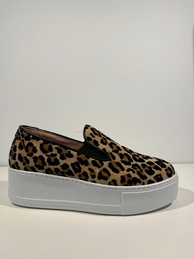 Leopard print Slip on trainers