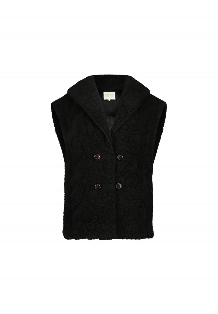 Merlin Gilet in black