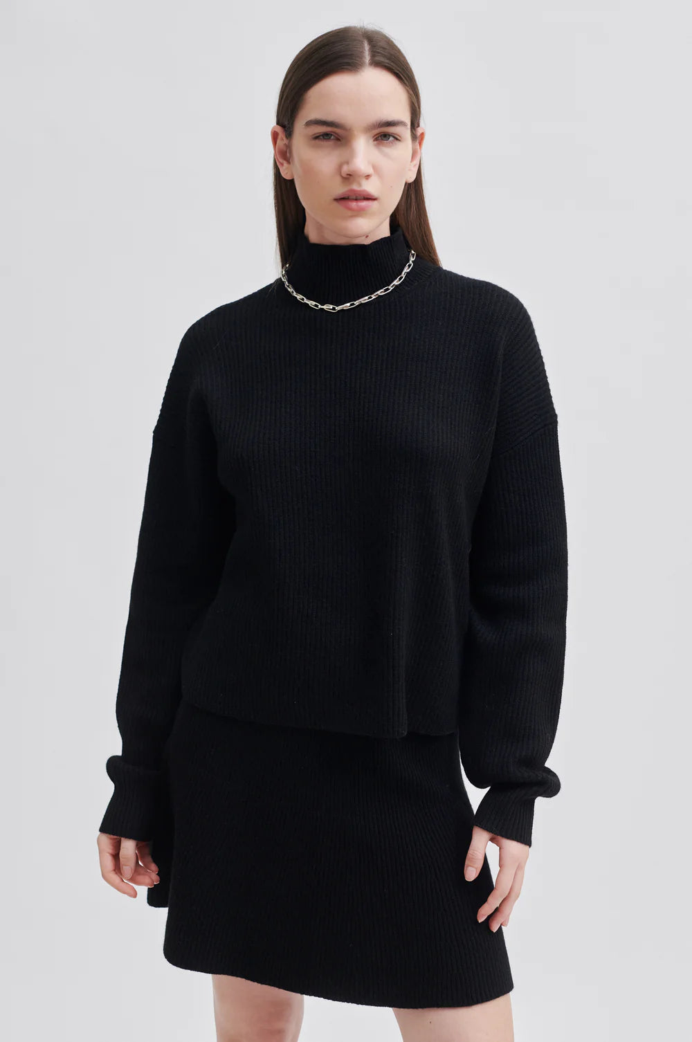 Ysamil merino and cashmere knit