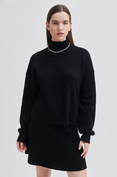 Ysamil merino and cashmere knit