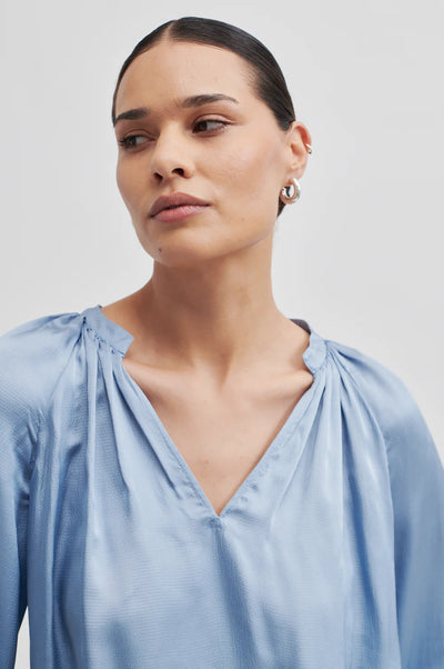 Noma tunic blouse in Ashley blue