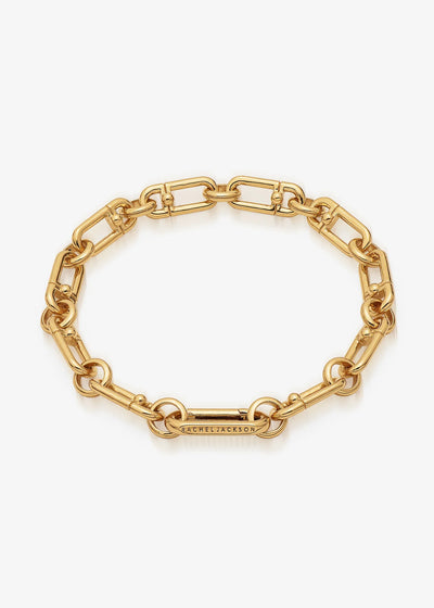 Medium stellar hardware chain bracelet