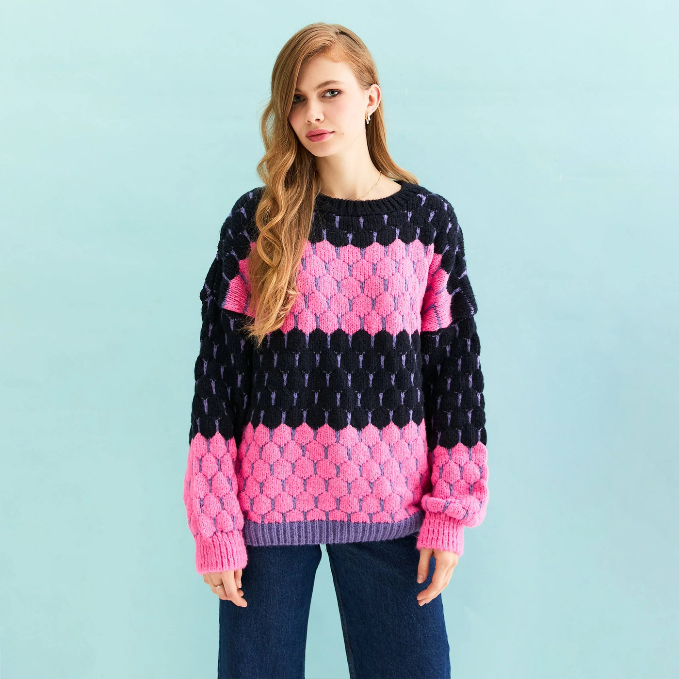 Marissa bubble knit jumper