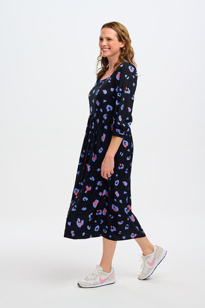 Rissa midi smock dress