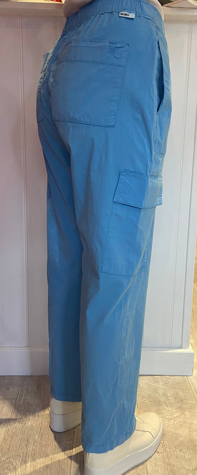 Sky blue cargo pants