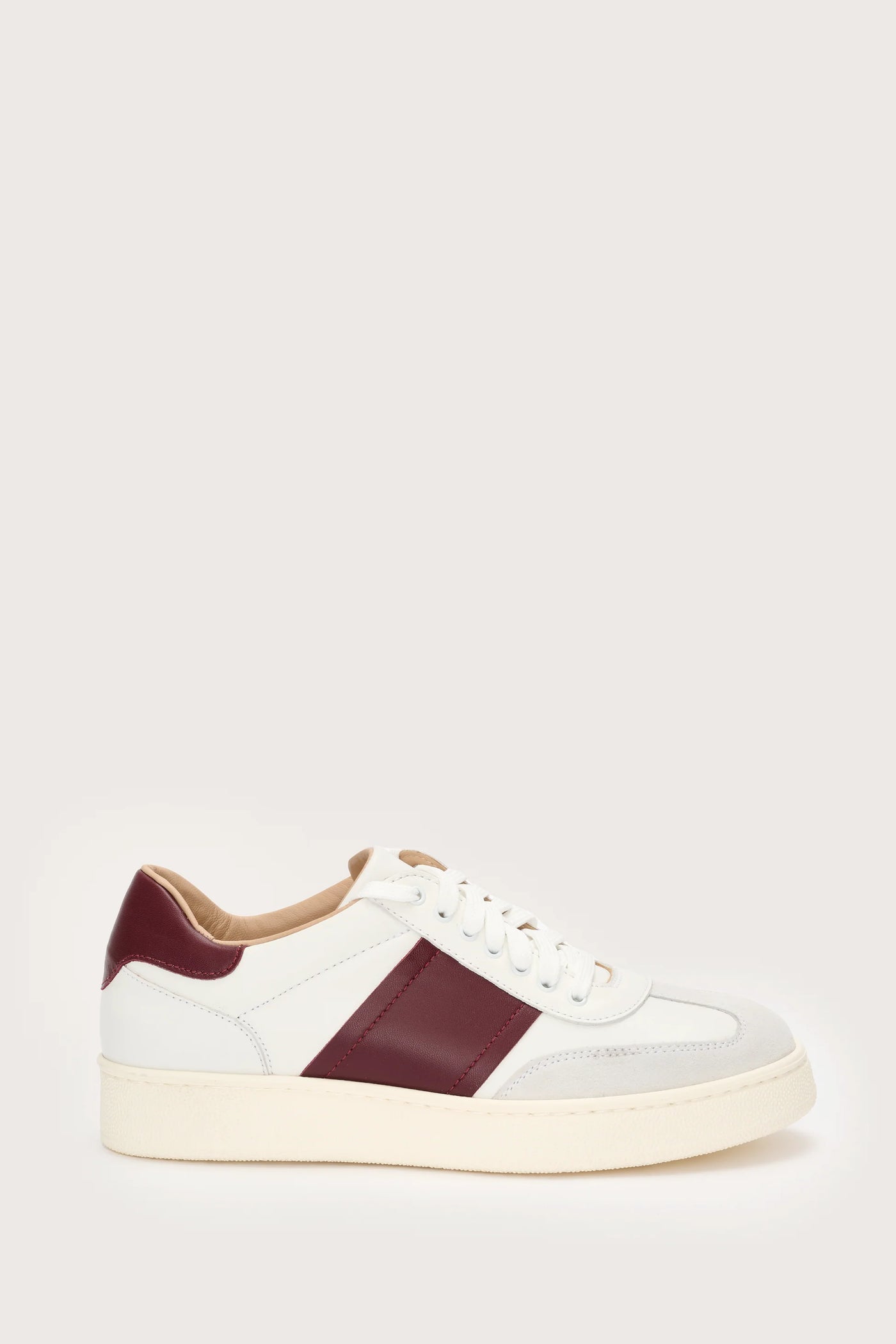 Bordeaux Stripe Trainers