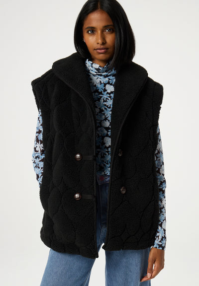 Merlin Gilet in black