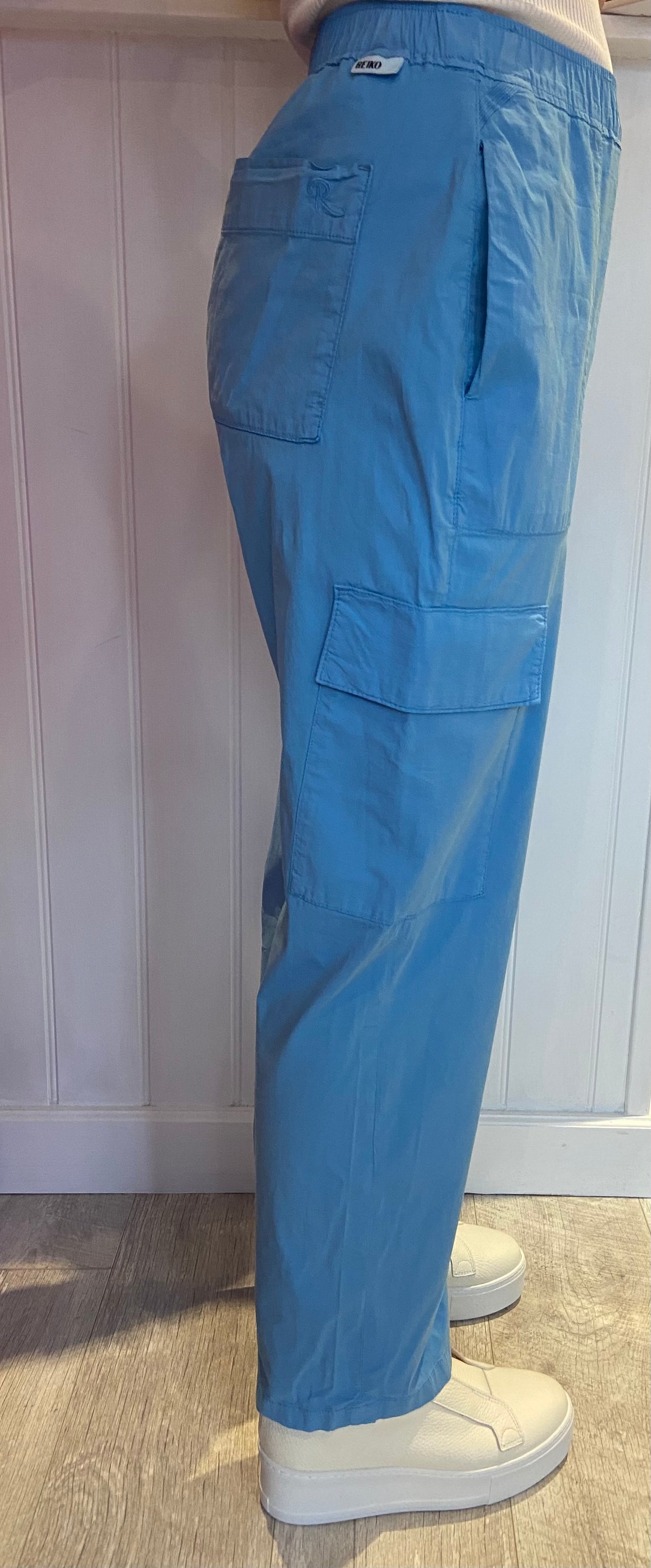 Sky blue cargo pants