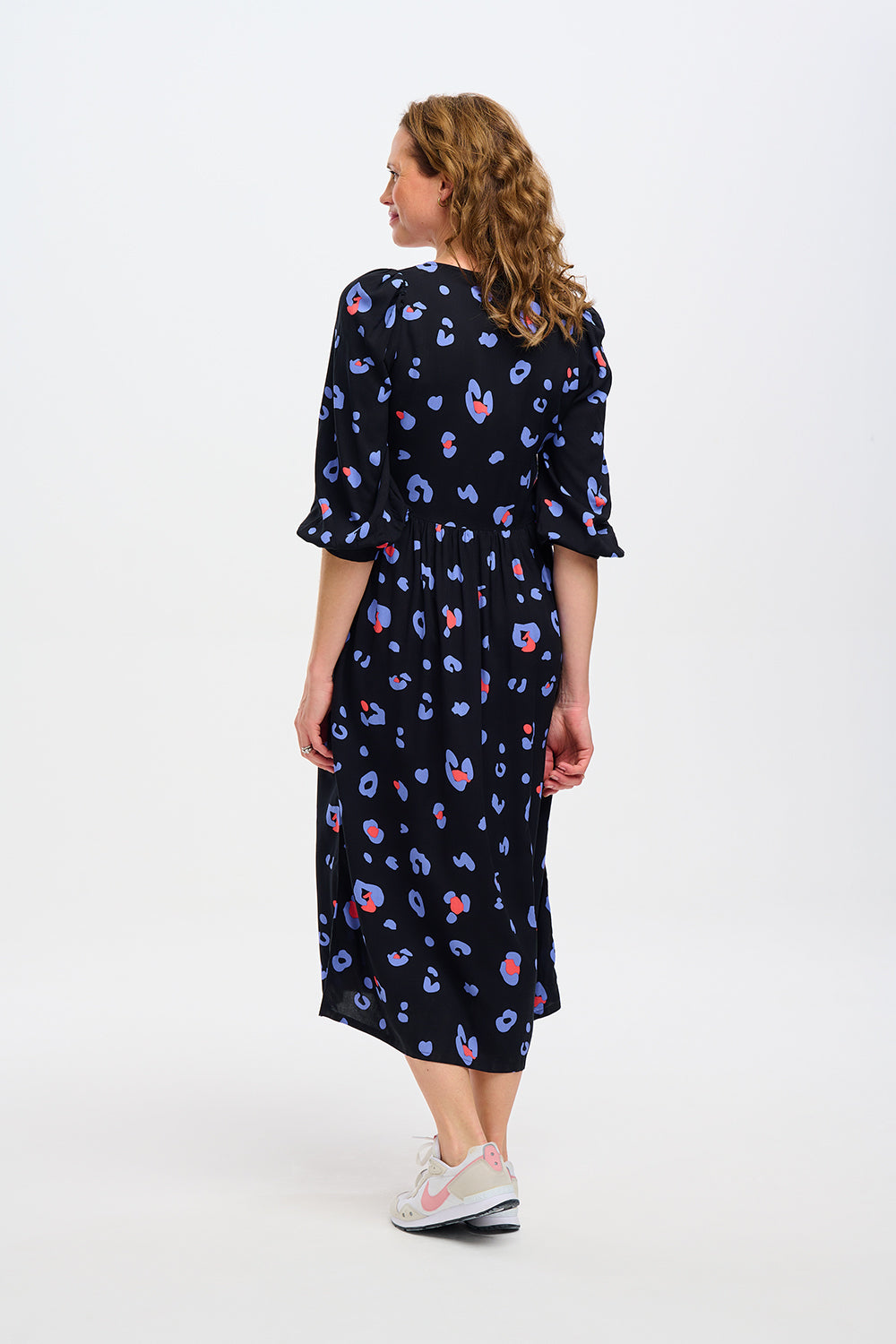 Rissa midi smock dress