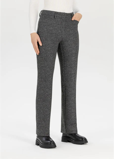 Tweed straight leg Editta pants