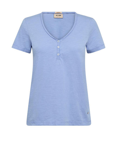 Astin basic tee in hydrangea blue