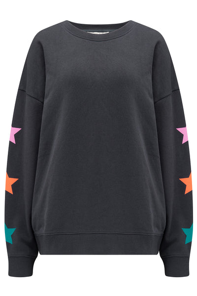 Eadie sweatshirt in washed charcoal