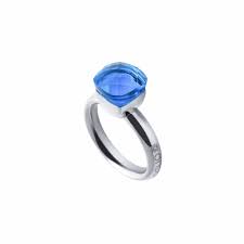 Qudo Firenze ring in light sapphire